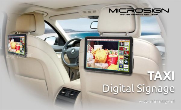 Microsign Digital Signage Taxi